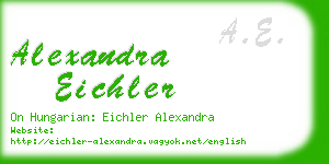 alexandra eichler business card